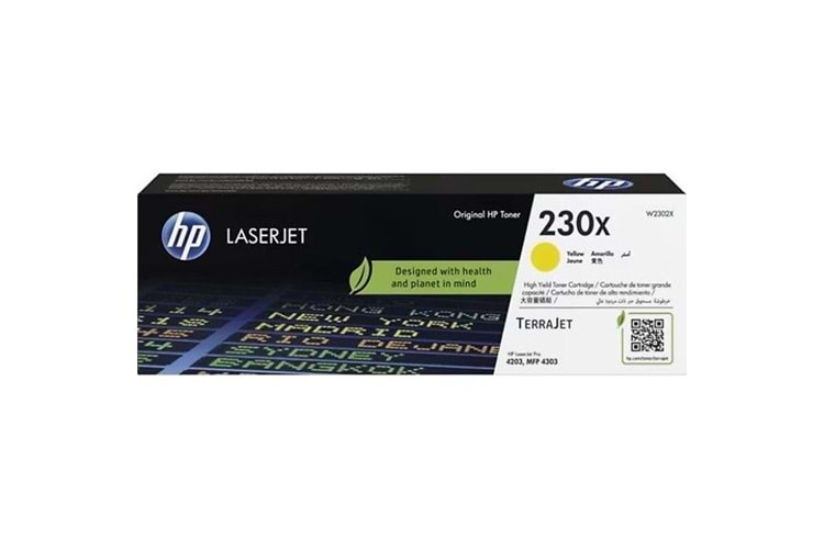 Hp W2302x (230X) Sarı Laserjet Toner 5.500 Sayfa