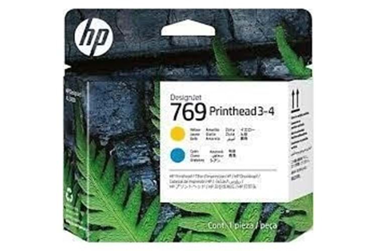Hp 7K5u6a (769) Sarı Cyan 3-4 Desıgnjet Baskı Kafası