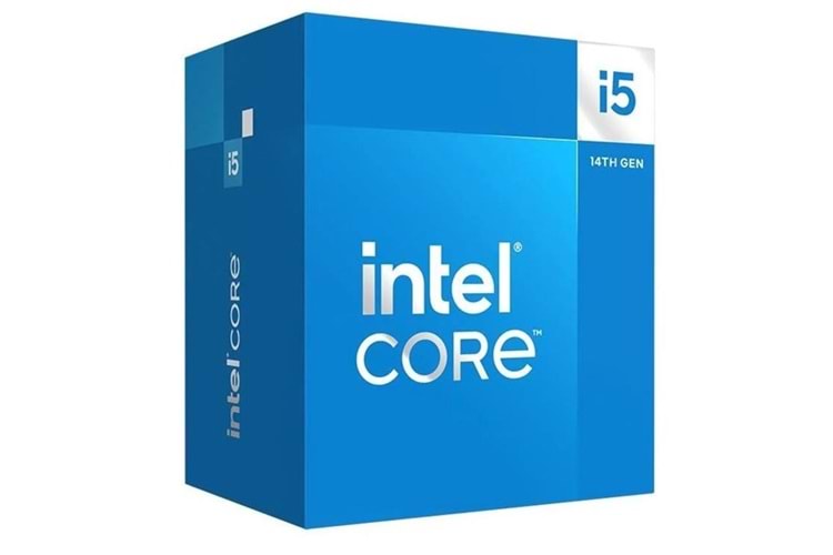 INTEL CORE i5 14400 29.5MB 10çekirdekli O/B UHD VGA 1700p 65w Kutulu+Fanlı 