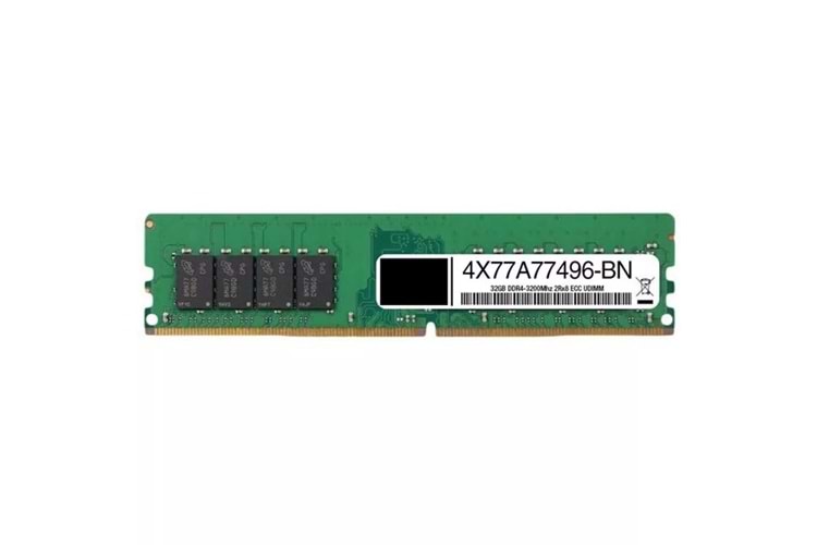 LENOVO 32GB TRUDDR4 3200MHZ 2RX8 ECC UDIMM SUNUCU RAM