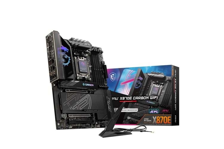 MSI MPG X870E CARBON WIFI-7 DDR5 HDMI DP PCIe 16X v5.0 AM5 ATX