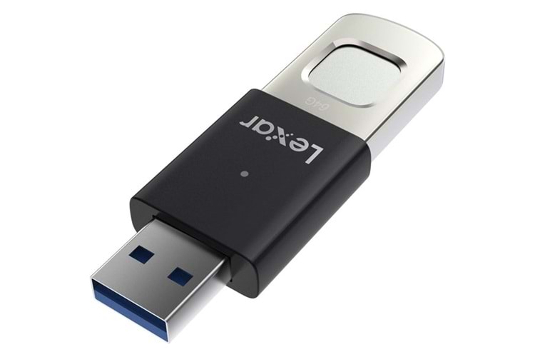 LEXAR 256GB JUMP DRIVE FINGERPRINT F35 PRO LJDF35P256G-RNBNG USB 3.2 BELLEK