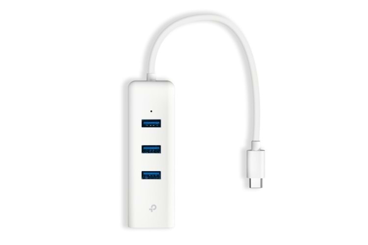 TP-LINK UE330C USB Type-C 3-Port Hub ve Gigabit Ethernet Adaptörü