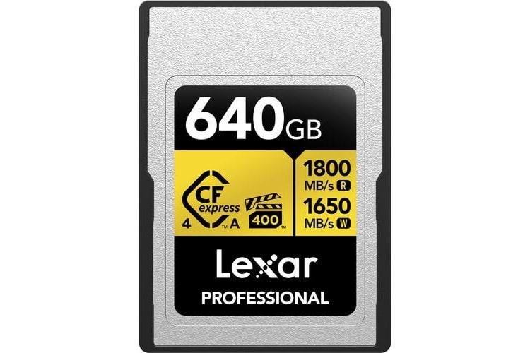 LEXAR 640GB PROFESSIONAL GOLD LCAGOLD640G- RNENG CFEXPRESS 4.0 TYPE-A KART