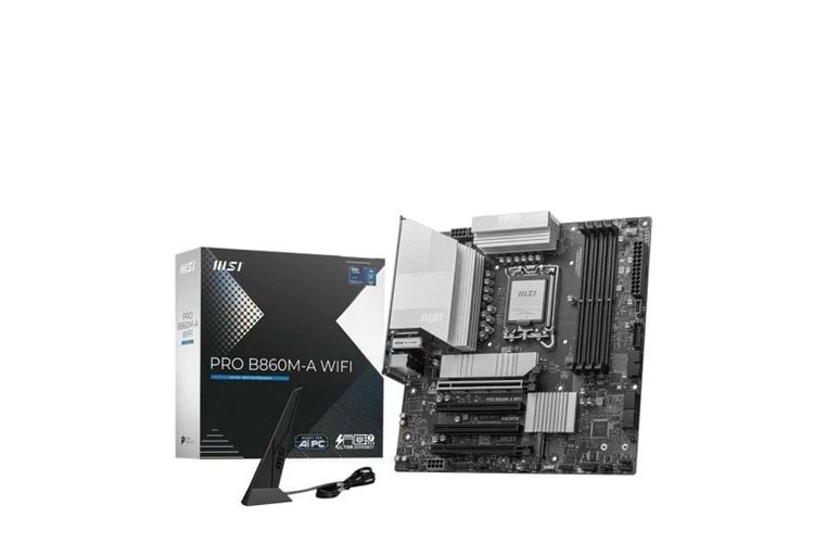 MSI PRO B860M-A WIFI7 DDR5 HDMI-DP PCIE 5.0 1851P mATX