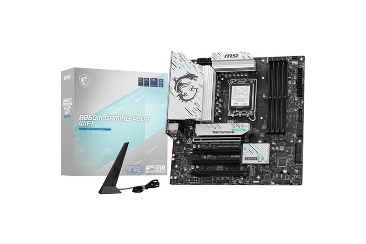 MSI B860M GAMING PLUS WIFI-7 DDR5 HDMI-DP PCIE 5.0 1851P mATX