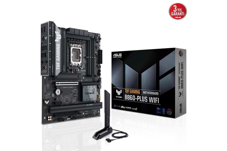 ASUS TUF GAMING B860-PLUS WIFI-7 DDR5 HDMI DP PCIE 5.0 1851p ATX