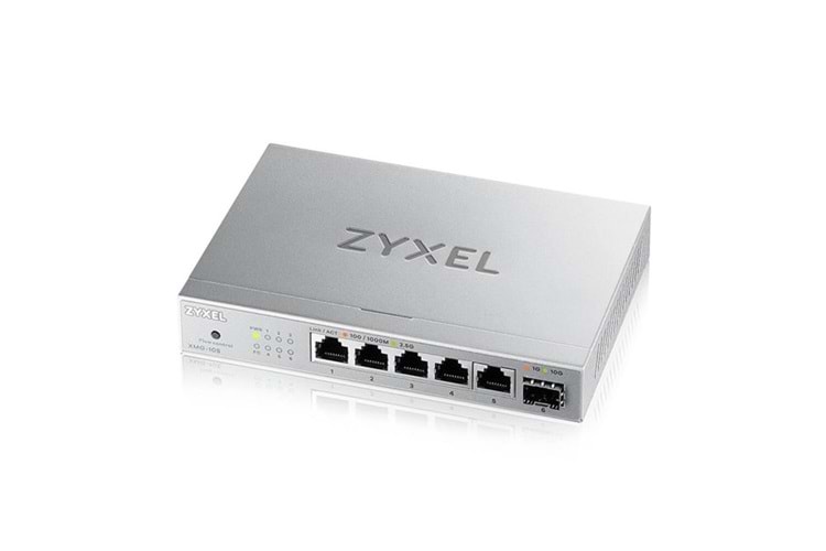 ZYXEL 5port XMG-105 2.5 GIGABIT 1-SFP 10GBE YÖNETİLEMEZ SWITCH