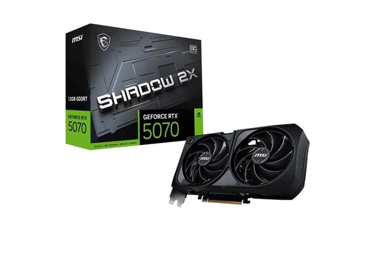 MSI RTX5070 12GB SHADOW 2X OC 12G GDDR7 256bit HDMI DP PCIe 5.0