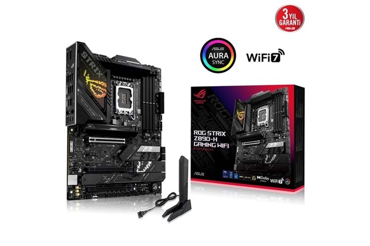 ASUS ROG STRIX Z890-H GAMING DDR5 HDMI-DP USBC PCIE 5.0 1851P ATX