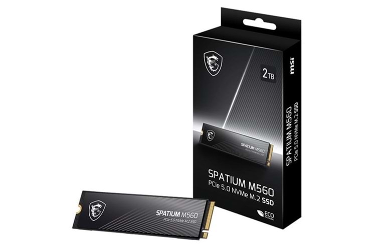 MSI 1TB SPATIUM M560 10200-8400MB/s M2 NVME GEN5 DİSK