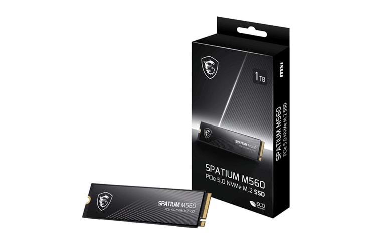MSI 1TB SPATIUM M560 10300/8700 MB/s NVME PCIE GEN5