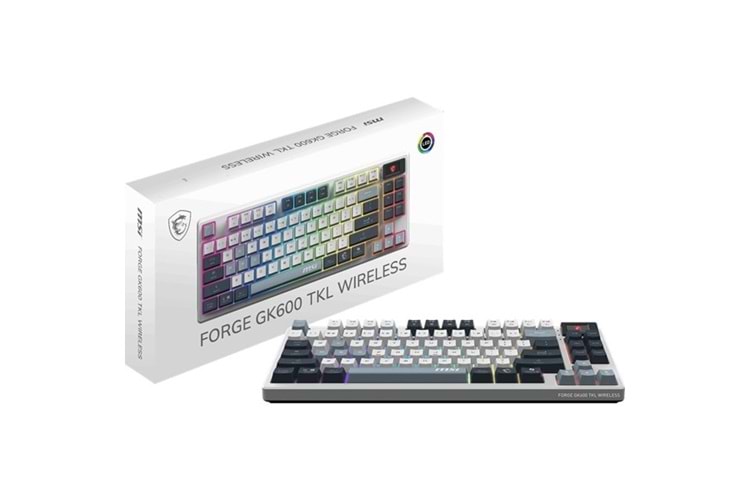 MSI FORGE GK600 TKL MEKANİK GAMING KLAVYE
