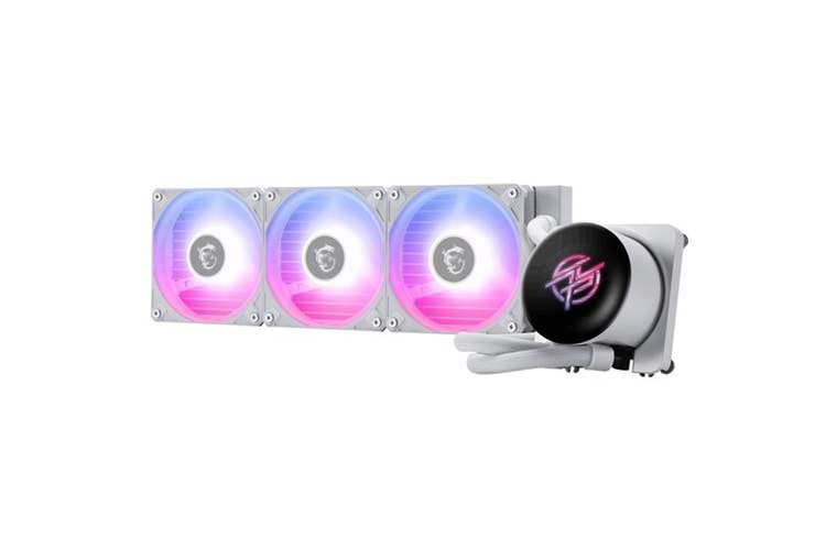 MSI MPG CORELIQUID P13 360MM BEYAZ ARGB GEN2 2.1 LCD EKRANLI SIVI İŞLEMCİ SOĞUTUCUSU