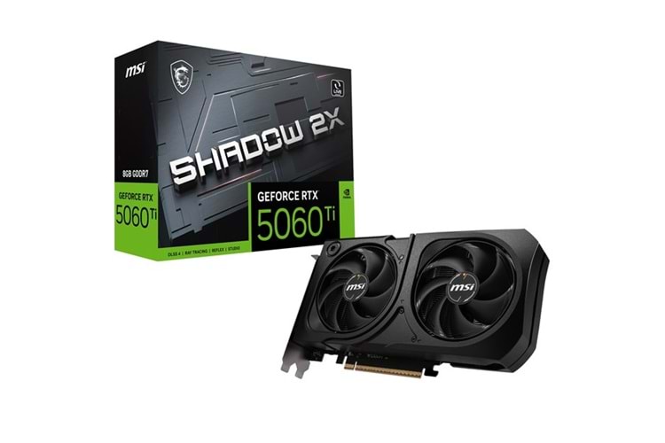 MSI 8GB RTX5060TI SHADOW 2X PLUS GDDR7 128bit HDMI-DP PCIE 5.0