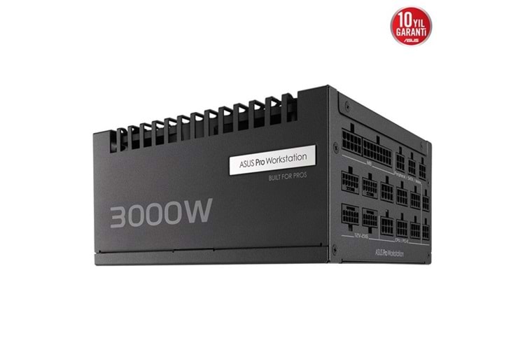 ASUS 3000W 80+ PLATINUM PRO WS 3000P TAM MODÜLER POWER SUPPLY 4-Ekran Kartına Kadar Destekler