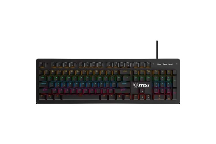 MSI GG FORCE GK300 Red Mekanik Red Swicth Rgb Gaming Klavye