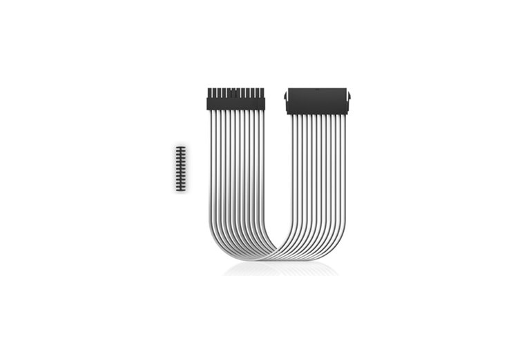DEEPCOOL EC300-24P-WH Standart Atx Ps2 Güç Kaynağı Uzatma Kablosu Yüksek Kaliteli 18Awg Fiber 300Mm