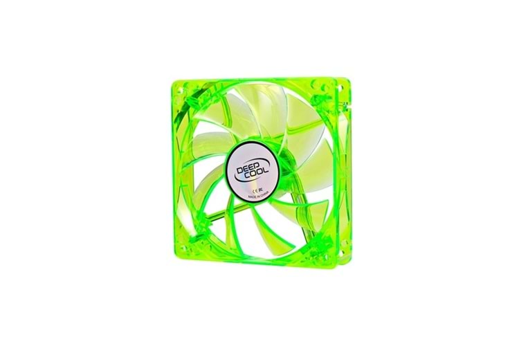 DEEPCOOL XFAN120U-G/B Yesıl Uzerıne Mavı Ledlı Kasa Fanı 120Mm