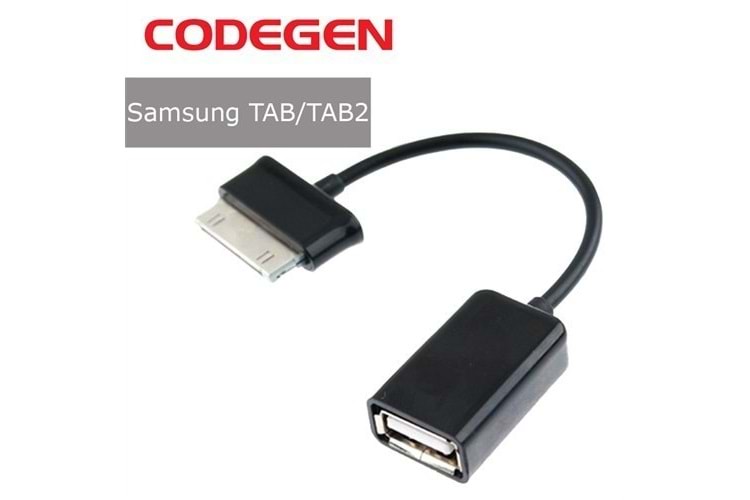 Codegen Samsung Galaxy Tab Usb Otg Kablo Siyah CDSG-01