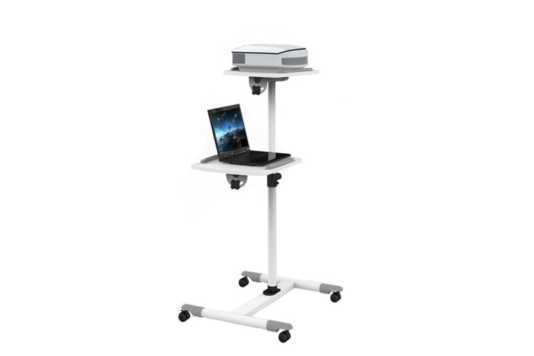 Codegen COD-SP10 2 Tablalı Tekerlekli 110 Cm Projeksiyon Notebook Sehpası Standı