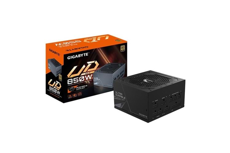 GIGABYTE 850W 80+ GOLD GP-UD850GM PG5 PCIE 5.0 TAM MODÜLER POWER SUPPLY