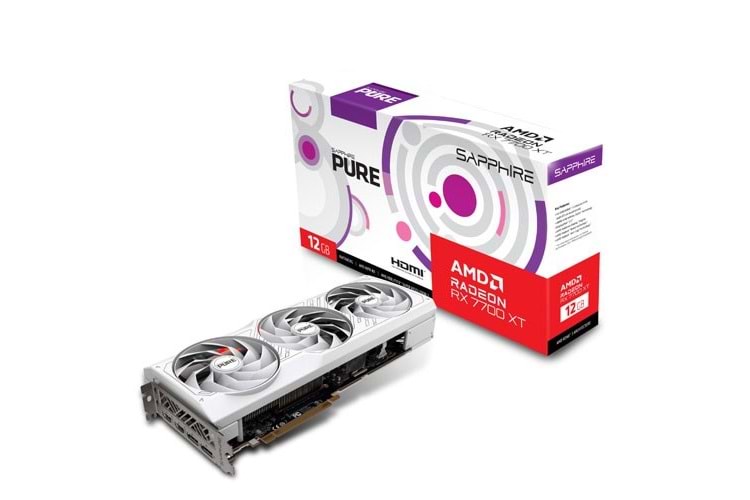 SAPPHIRE 12GB RX7700XT PURE 11335-03-20G GDDR6 192Bıt PCIE 4.0