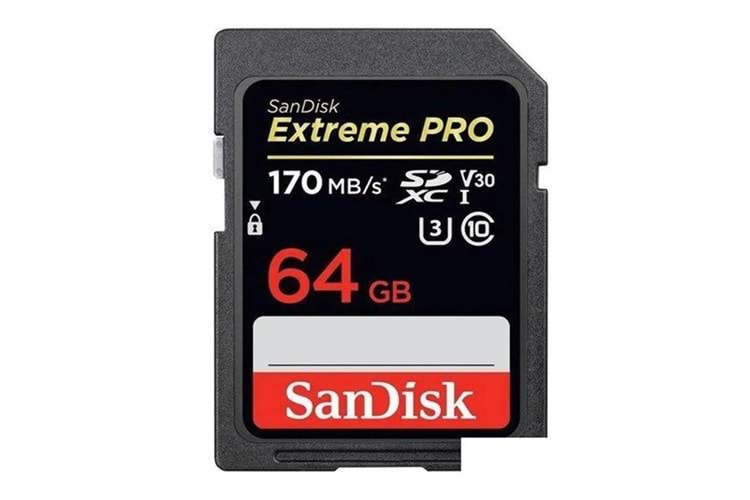 SANDISK 64GB EXTREME PRO SDSDXXU-064G-GN4IN SDXC HAFIZA KARTI