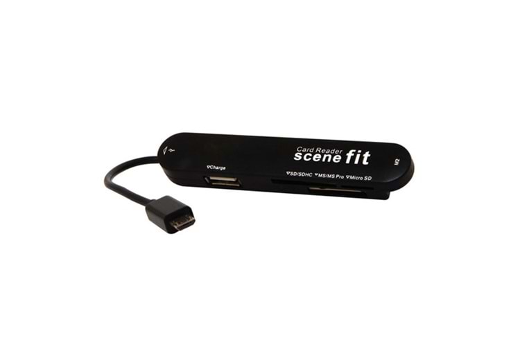 S-link SMG-420 Usb USB Micro 5P to USB Hub + Kart Okuyucu