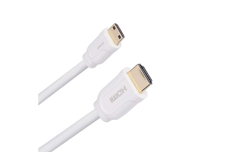 HYTECH 2metre HY-W235 Mini HDMI-HDMI Altın Uçlu 24K 1.4 Ver. 3D Kablo