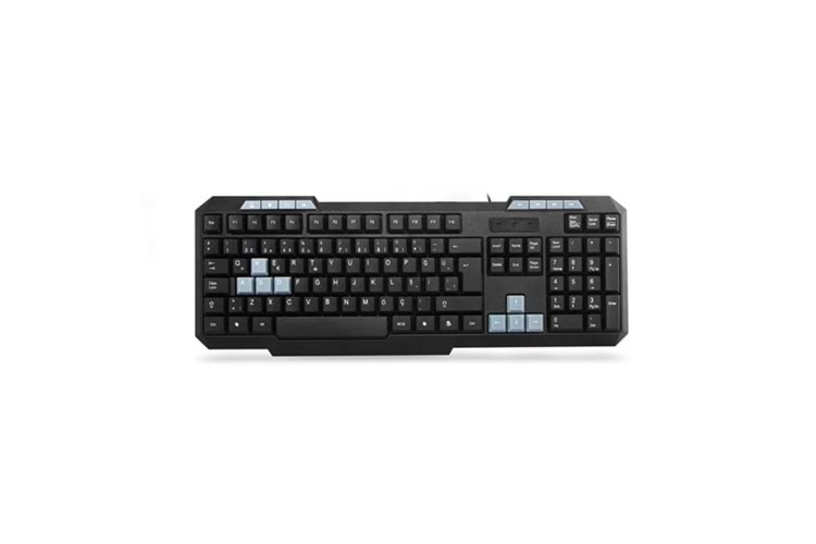 Everest Q TRK KB-700 Siyah USB Q Multimedia Klavye