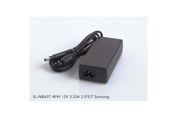 S-link SL-NBA37 40W 12V 3.33A 2.5*0.7 Samsung Ultrabook Standart Adaptör