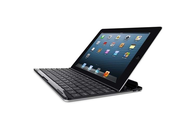Belkin BLK-F5L141eaBLK-WHT Siyah Bluetooth iPad3G Q Multimedia Kablosuz klavye