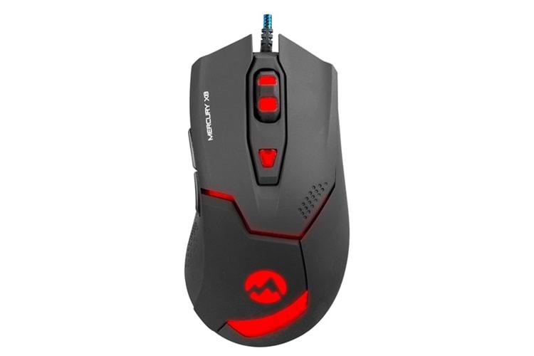 Everest Mercury X8 Usb Siyah 6D Optik Oyun Mouse