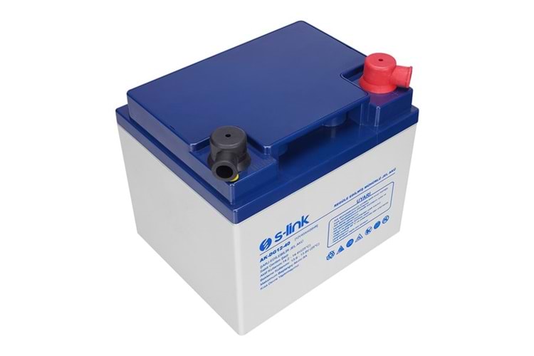 S-link AK-DG12-40 12V 40Ah Nano Silikon Jel Akü