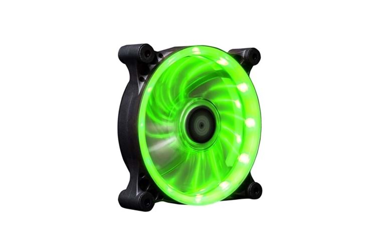 Xigmatek SEII-F1253 Solar Eclipse II 120*120*25mm Yeşil Led Işıklı Kasa Fanı