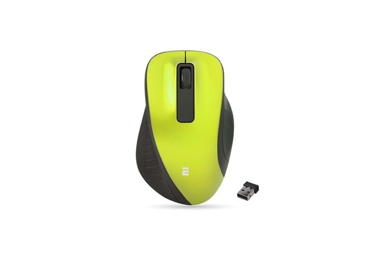 EVEREST SM-360 Usb Yeşil 3D Optik Süper Sessiz Alkalin Pil Kablosuz Mouse
