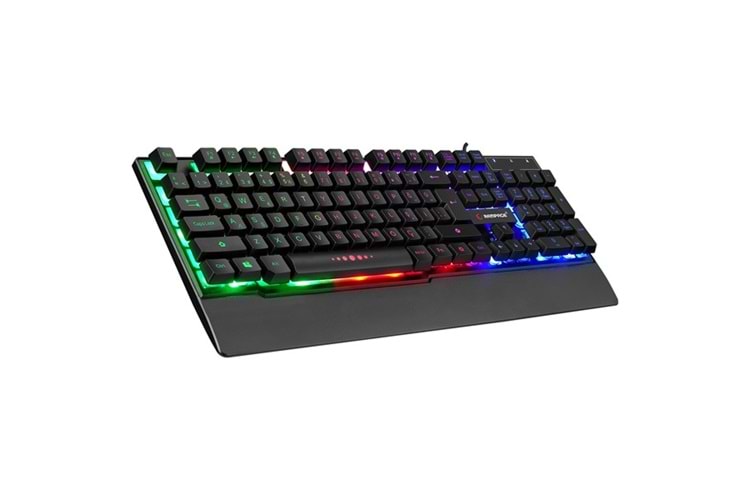 Rampage KB-R66 BUBBLE USB Gökkuşağı Aydınlatmalı Q Multimedia Gaming Klavye