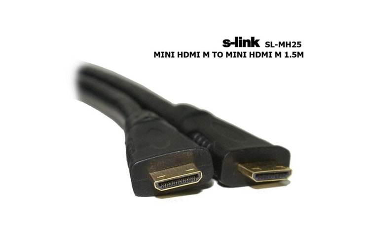 S-link SL-MH25 Mini HDMI M/M 1.5m . Kablo