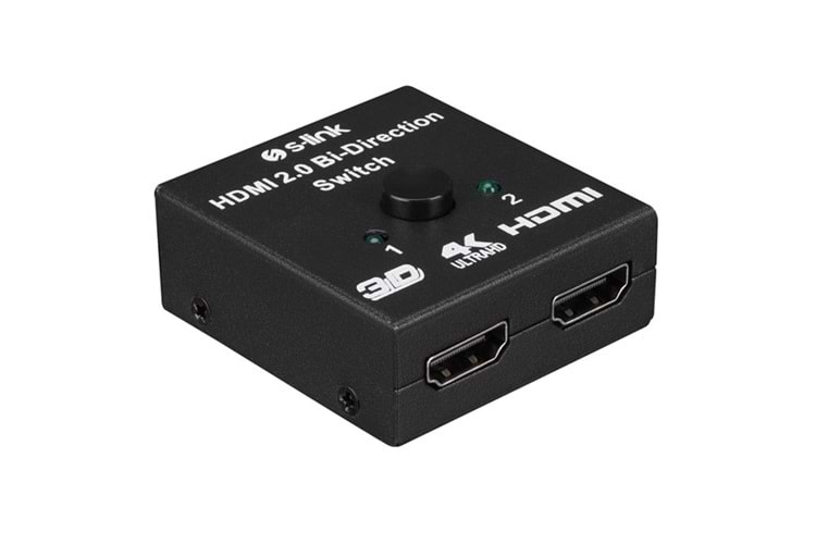 S-Link SL-LU613 . 2 Port HDMI Çift Yönlü Switch ve Splitter