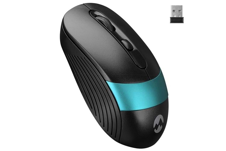 Everest SM-18 Usb Siyah/Mavi 2.4Ghz Optik Kablosuz Mouse
