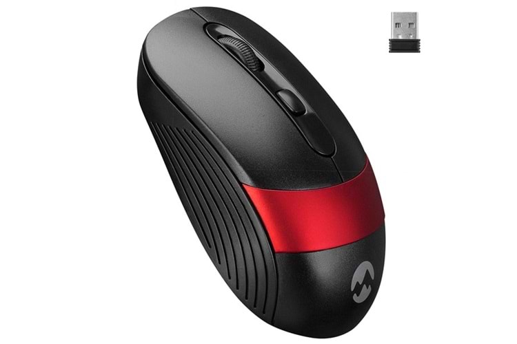 Everest SM-18 Usb Siyah/Kırmızı 2.4Ghz Optik Kablosuz Mouse