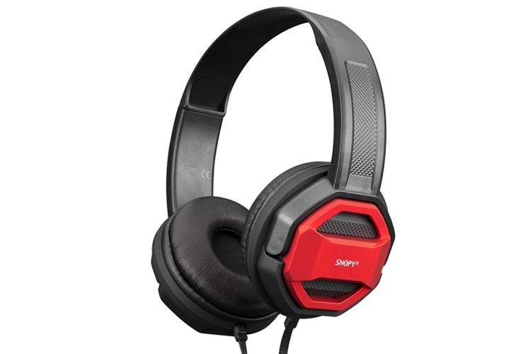 Snopy SN-101 BONNY Kırmızı PC&Telefon Mikrofonlu Kulaklık