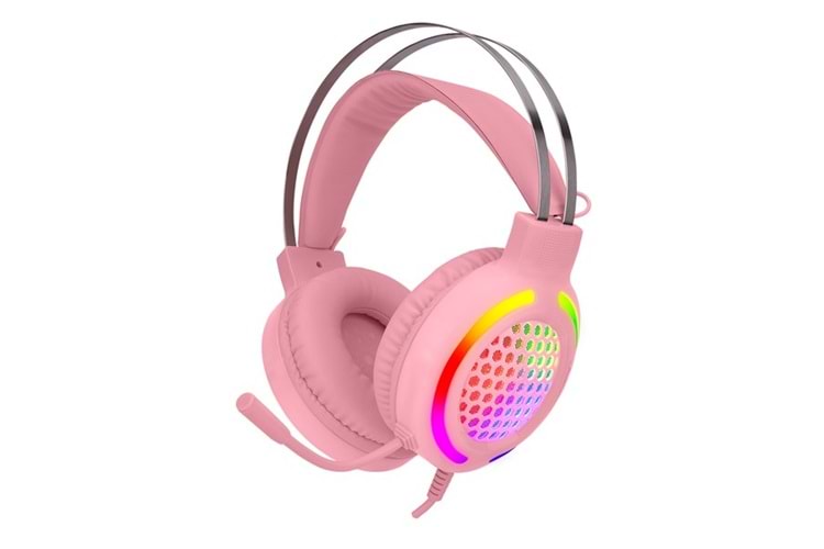 Snopy SN-GX82 PINKY Pembe 3,5mm Gaming Oyuncu Mikrofonlu Kulaklık