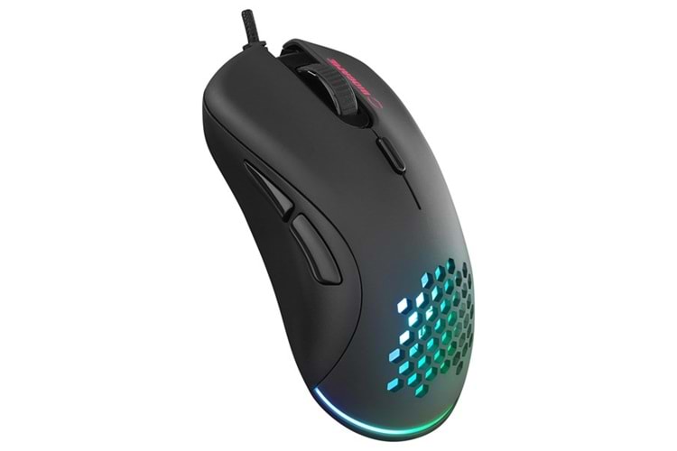 BIOGAME BM-GX20 RIPOSTE Usb RGB Işıklı Makrolu 6400dpi Örgü Kablolu Gaming Oyuncu Mouse