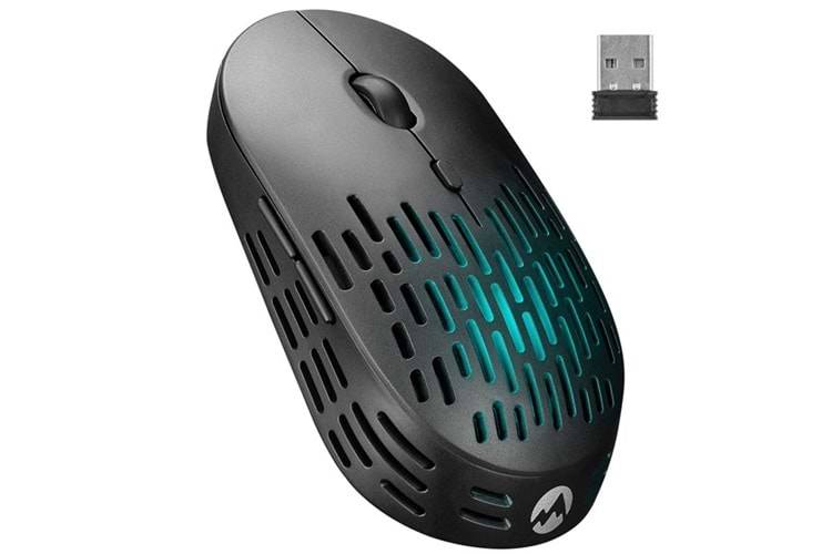 Everest SM-W73 DUAL Mode İkisi Bir Arada Siyah Bluetooth&2.4GHz 6D Şarjlı Kablosuz Notebook Mouse