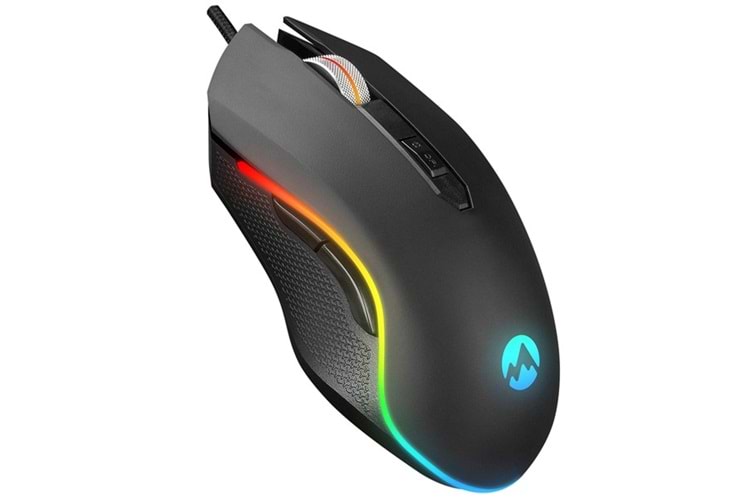 Everest SM-F09 TITANIO Usb Gümüş 7200dpi RGB Ledli Gaming Oyuncu Mouse