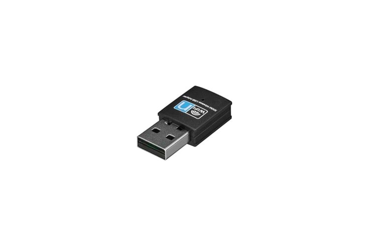 Hytech HY-300N N300 2.4GHz 2dBi Dahili Antenli Usb Kablosuz Mini Adaptör