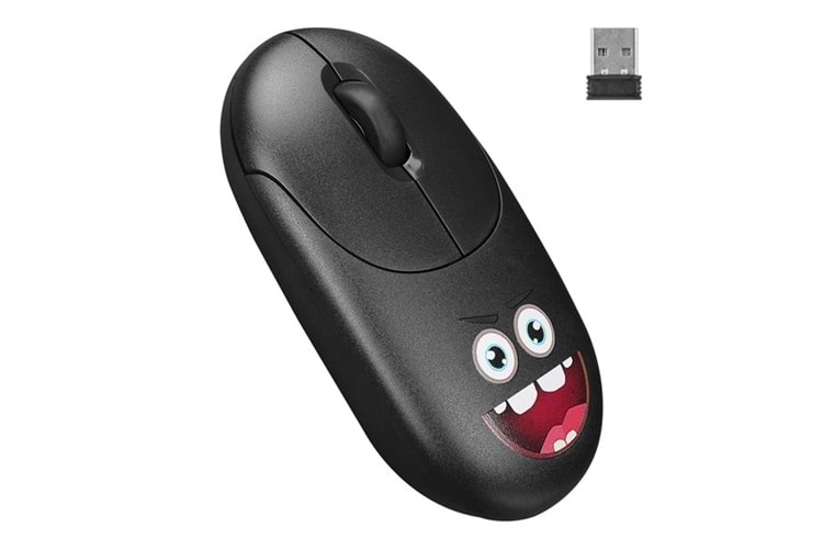 Everest SM-26 FASHION 2.4Ghz Siyah Kabartmalı Kablosuz Mouse