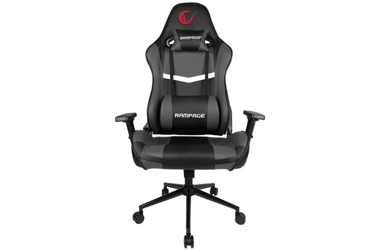 Rampage KL-R56 3D Kol,Tam Dökme Süngerli Siyah/Gri Oyuncu Koltuğu